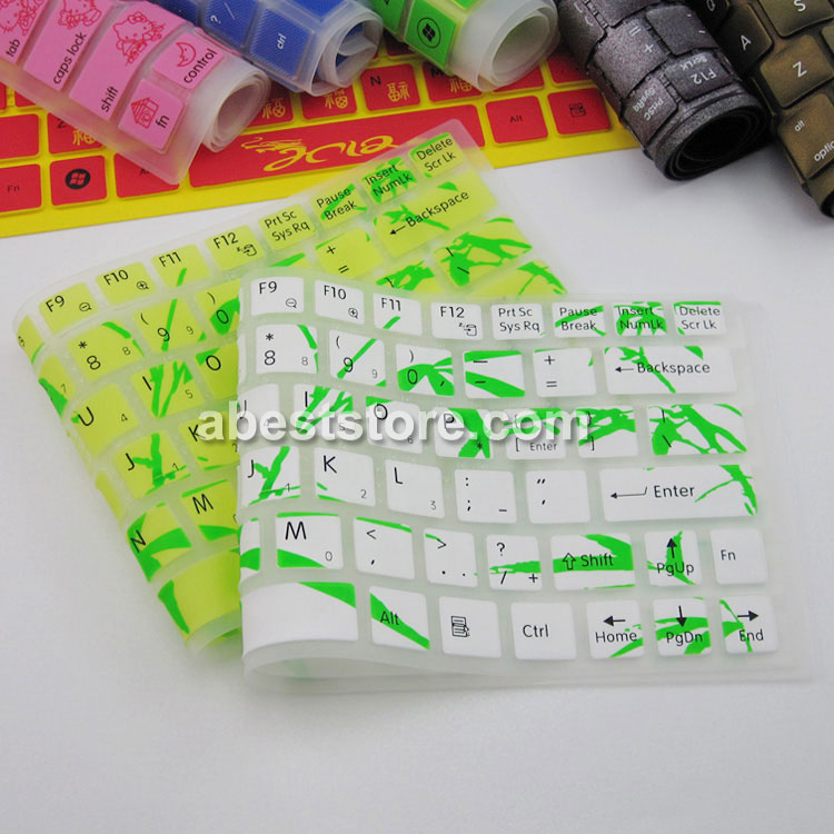 Lettering(Bamboo) keyboard skin for ASUS P80