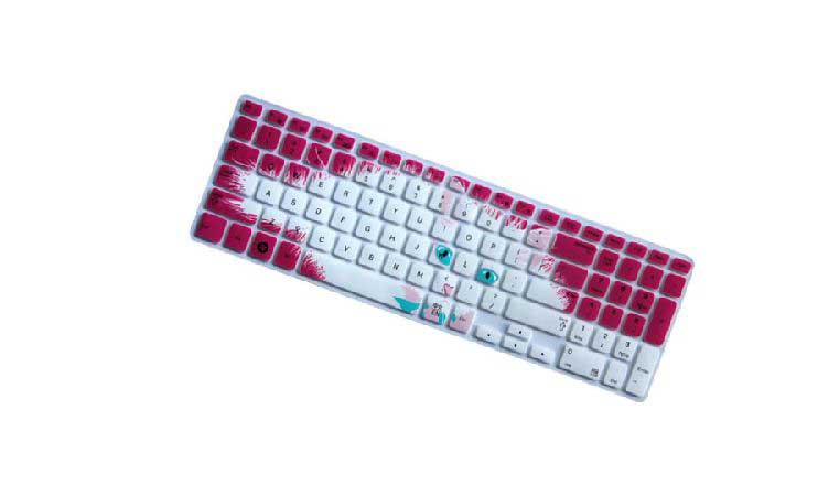 Lettering(Cute Mimi) keyboard skin for SONY VAIO VGN-TT16MN