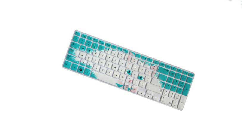 Lettering(Cute Mimi) keyboard skin for SAMSUNG SF410-A01