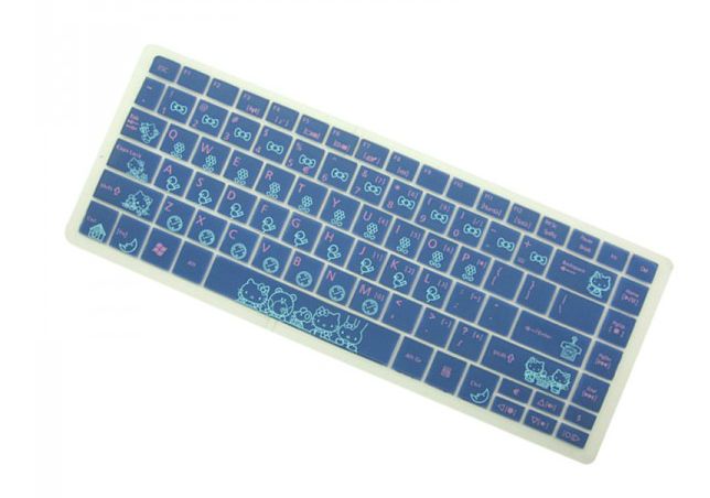 Lettering(Kitty) keyboard skin for SAMSUNG NP-SF411-A01