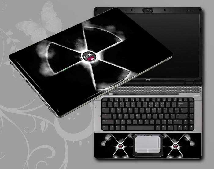 decal Skin for HP Spectre x360 Convertible Laptop - 15t touch Radiation laptop skin