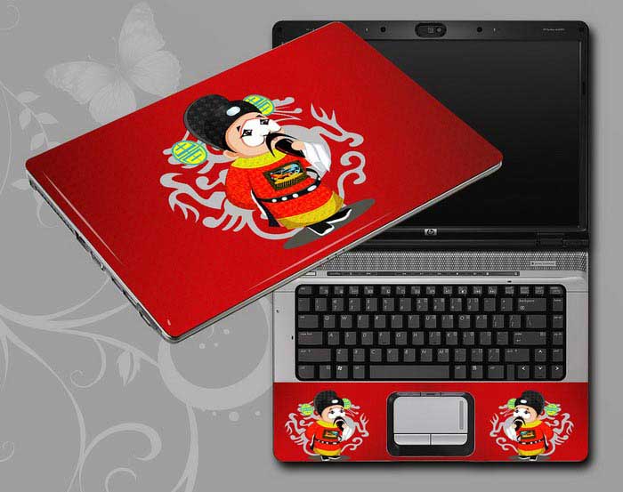 decal Skin for ASUS K200MA Red, Beijing Opera,Peking Opera Make-ups laptop skin