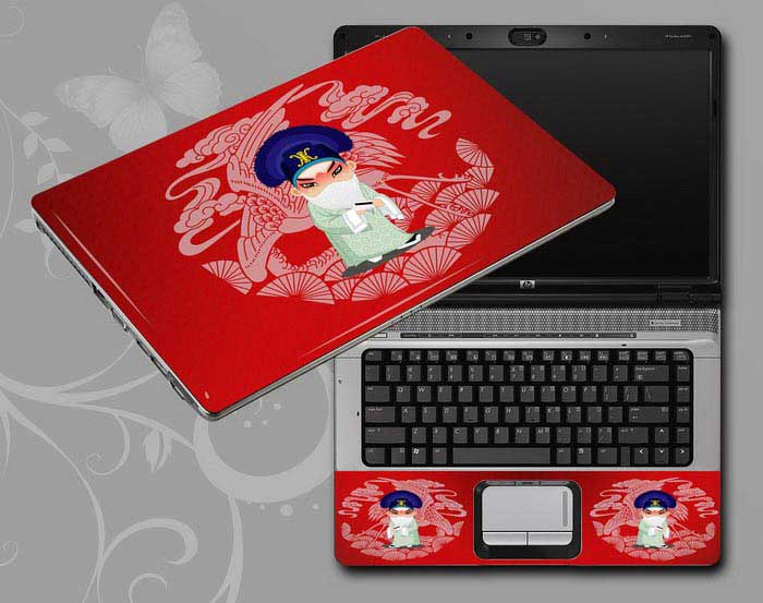 decal Skin for SAMSUNG NP300V3A-A03IN Red, Beijing Opera,Peking Opera Make-ups laptop skin