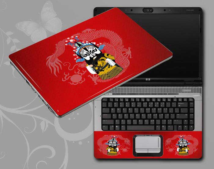 decal Skin for LENOVO Yoga 910 Red, Beijing Opera,Peking Opera Make-ups laptop skin