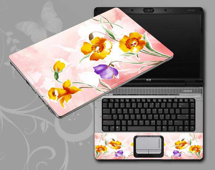 decal Skin for APPLE Aluminum Macbook pro vintage floral flower floral laptop skin