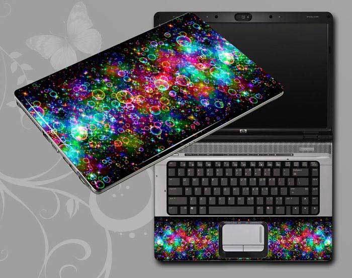 decal Skin for LENOVO ThinkPad 11e Chromebook Color Bubbles laptop skin