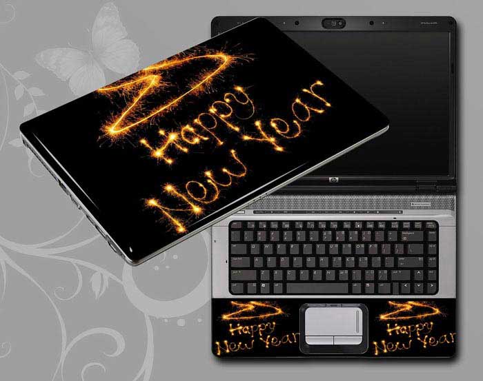 decal Skin for TOSHIBA Satellite C50-A491 Happy new year laptop skin
