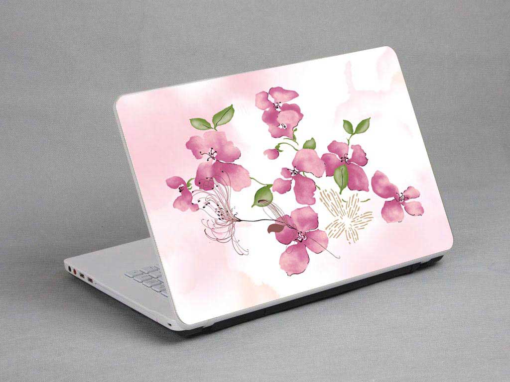 decal Skin for TOSHIBA Satellite L50-BST2NX2 Flowers, watercolors, oil paintings floral laptop skin