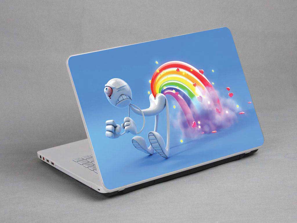 decal Skin for LENOVO Yoga 2 Laptop(13 inch) Cartoons, Monsters, Rainbows laptop skin