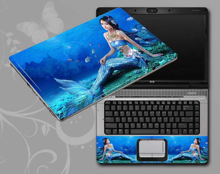 decal Skin for ASUS K550CA Beauty, Mermaid, Game laptop skin