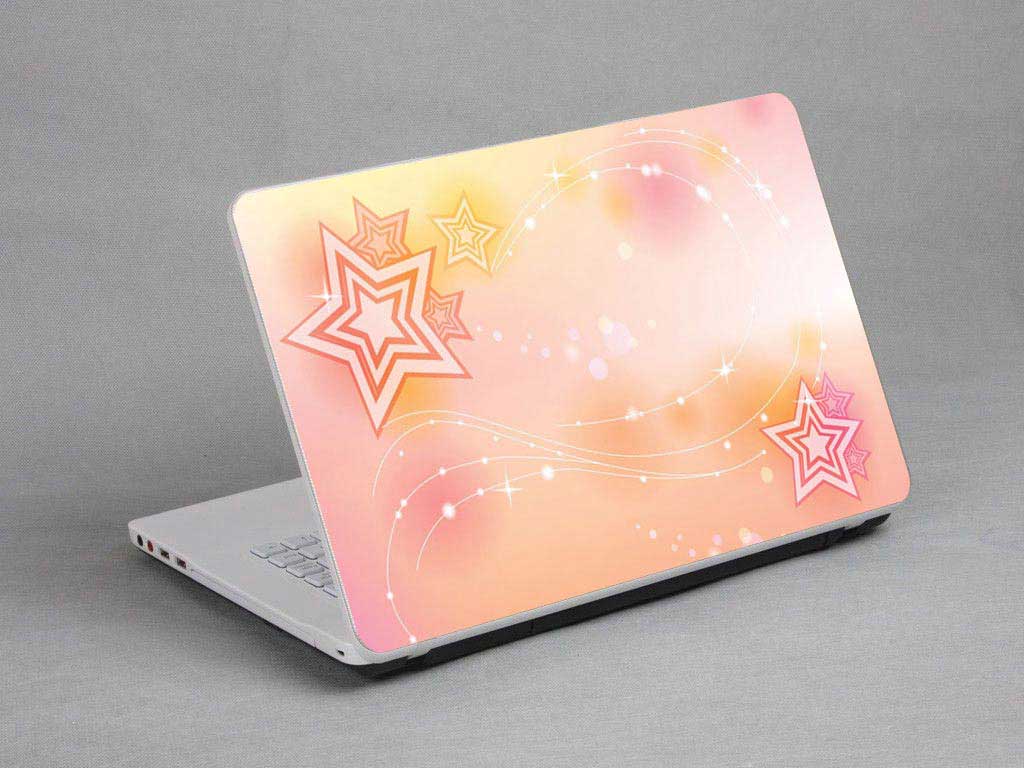 decal Skin for CLEVO W941SU2-T Bubbles, Colored Lines laptop skin