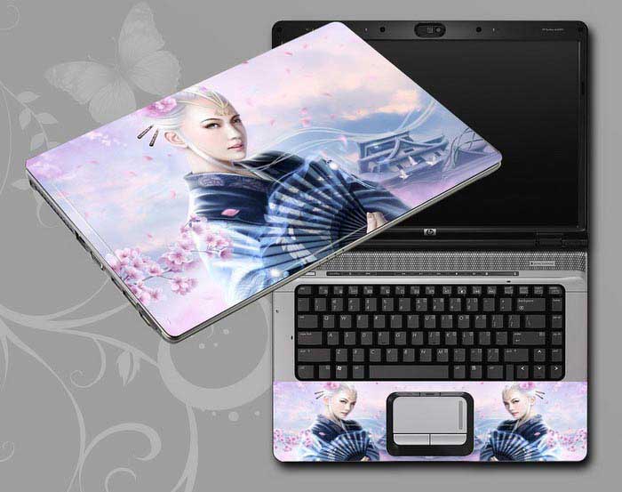 decal Skin for ASUS K72JU Game Beauty Characters laptop skin