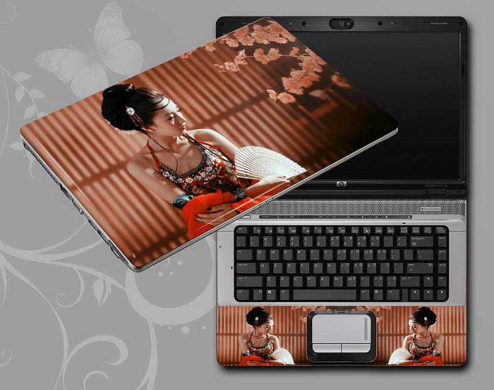 decal Skin for ASUS F555 Game Beauty Characters laptop skin