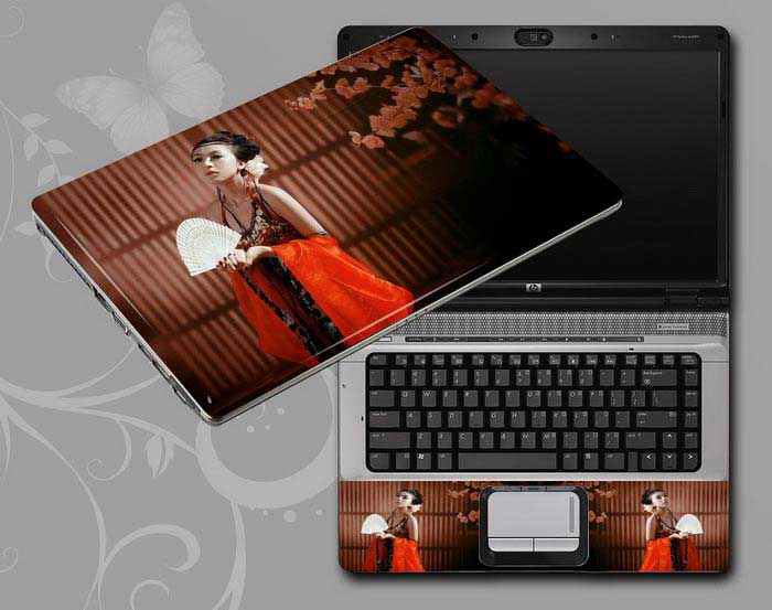 decal Skin for ASUS K72JU Game Beauty Characters laptop skin