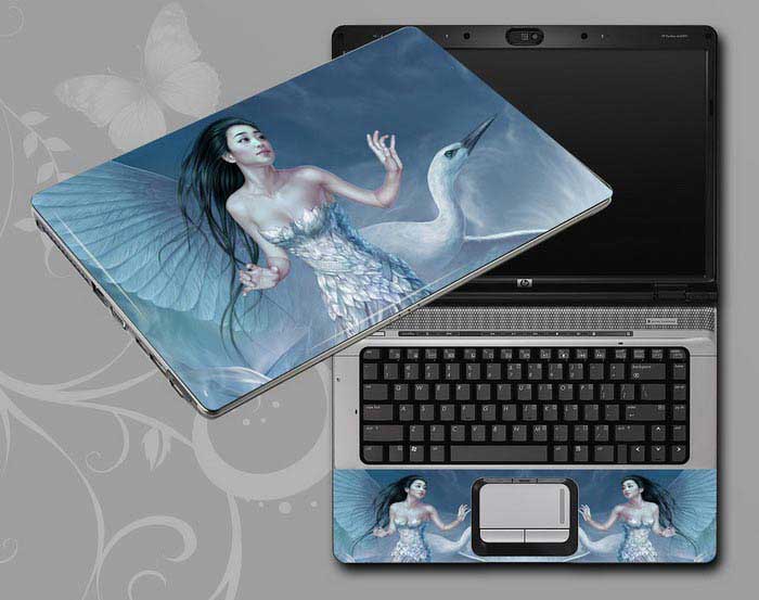 decal Skin for SAMSUNG NP300E5A-S01UK Game Beauty Characters laptop skin