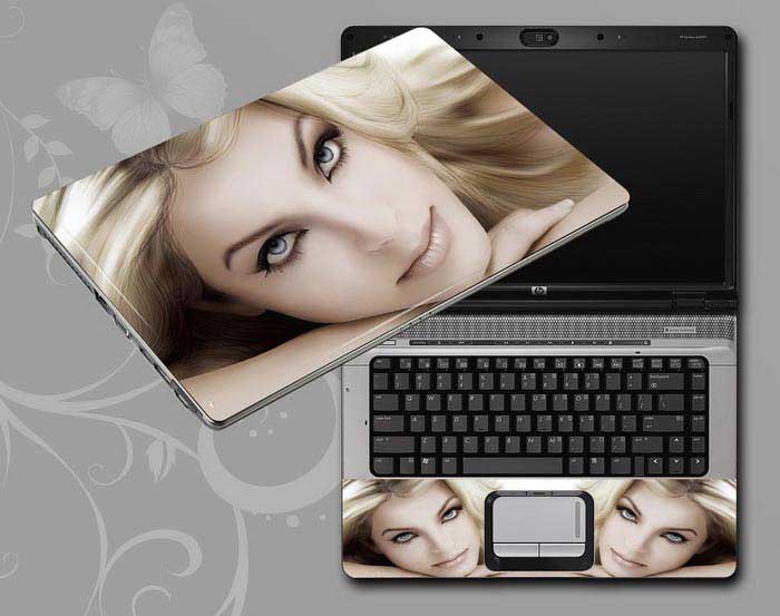 decal Skin for MSI U160DX Girl,Woman,Female laptop skin