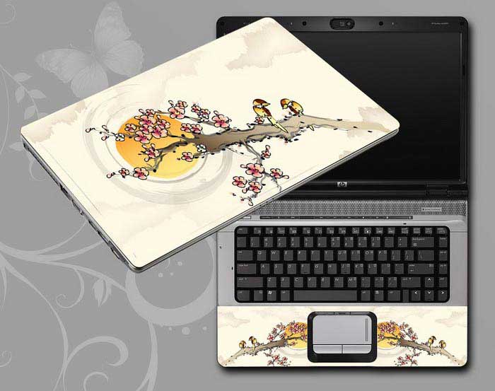 decal Skin for SAMSUNG Series 3 NP355E7C Chinese ink painting bird on the flower tree laptop skin