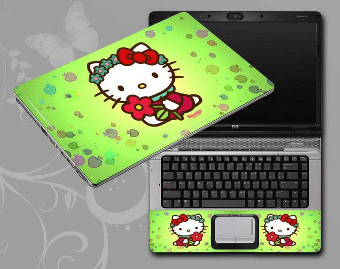 decal Skin for SAMSUNG NP-QX411-S02CA Hello Kitty,hellokitty,cat laptop skin