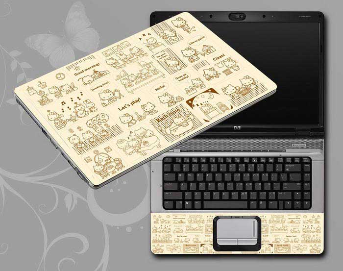 decal Skin for HP envy laptop -15t touch optional Hello Kitty,hellokitty,cat laptop skin
