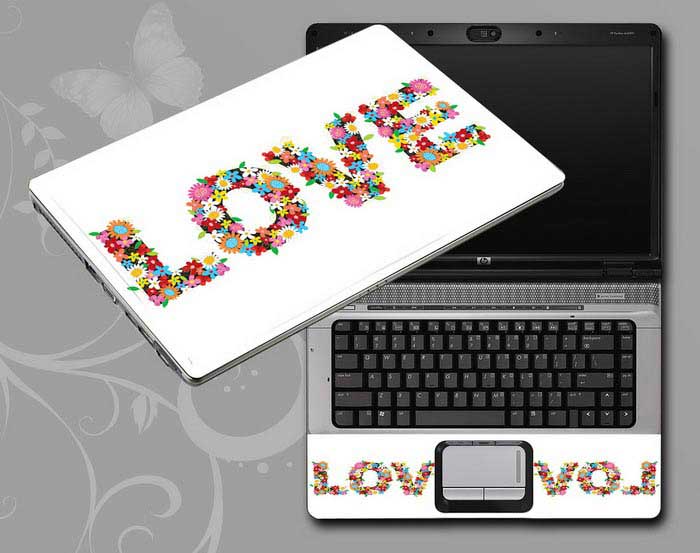 decal Skin for MSI GP62MVR Love, heart of love laptop skin