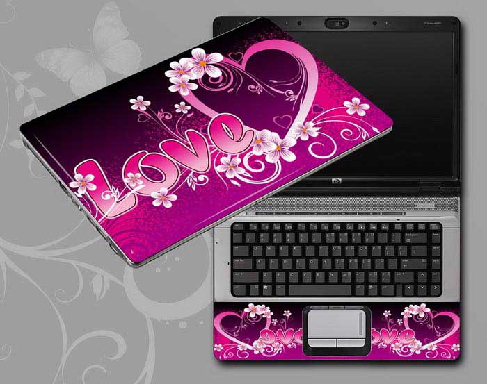 decal Skin for MSI CR61 2M Love, heart of love laptop skin