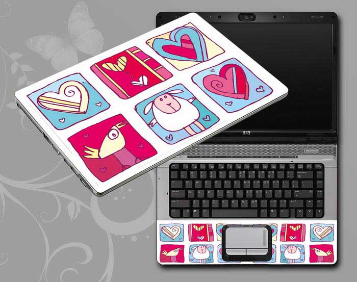 decal Skin for ASUS G750JW Love, heart of love laptop skin