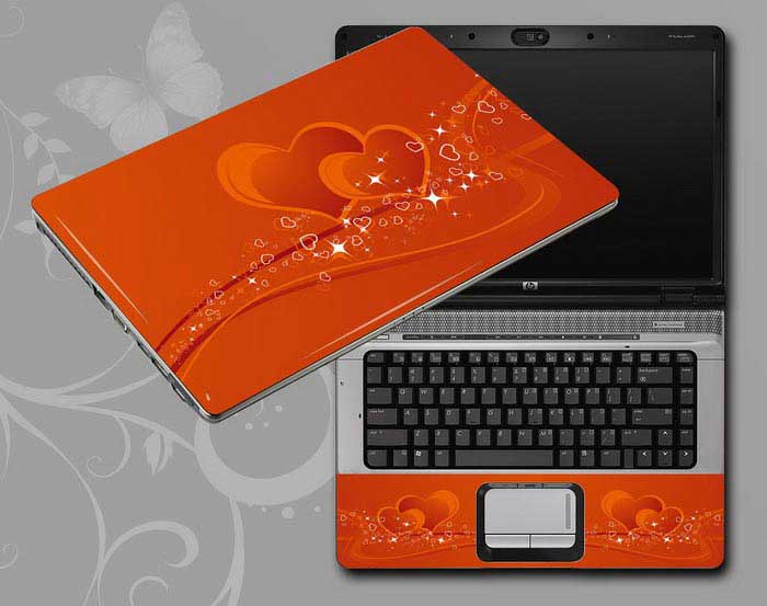 decal Skin for CLEVO W670SZQ Love, heart of love laptop skin