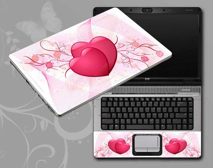 decal Skin for ASUS K53BY Love, heart of love laptop skin