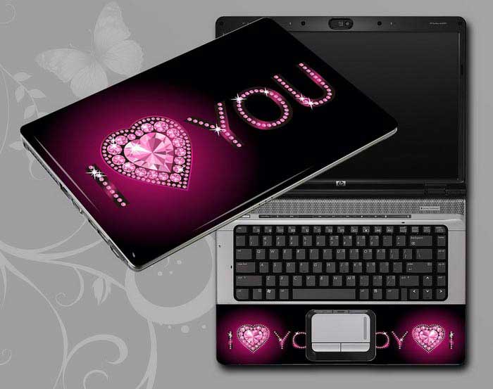 decal Skin for MSI GP72VRX Love, heart of love laptop skin