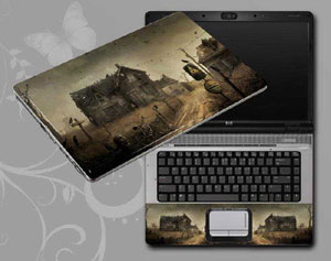 Radiation Laptop decal Skin for ASUS N80Vn 1390-100-Pattern ID:100