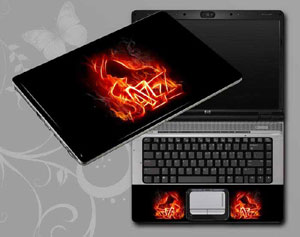 Fire jazz Laptop decal Skin for ASUS B53S 1037-121-Pattern ID:121