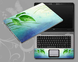 Flowers, butterflies, leaves floral Laptop decal Skin for ASUS K62F 1434-260-Pattern ID:260