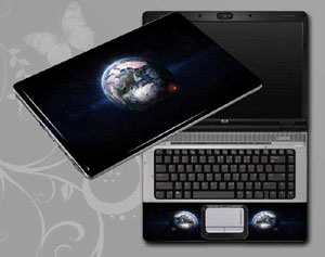 Stars, Earth, Space Laptop decal Skin for MSI S20 Slider 2 9510-268-Pattern ID:268