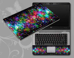 Color Bubbles Laptop decal Skin for DELL Inspiron 15 i3552-3240BLK 11045-273-Pattern ID:273
