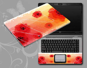 vintage floral flower floral Laptop decal Skin for ASUS X550CA-DB91 9090-28-Pattern ID:28
