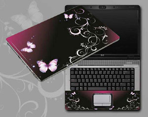 vintage floral flower floral   flowers Laptop decal Skin for HP 15-aw167cl 10950-30-Pattern ID:30