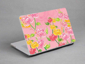 Vintage Flowers floral Laptop decal Skin for DELL Inspiron 15(5547) 9681-307-Pattern ID:307
