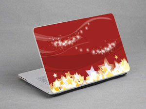 Bubbles, Colored Lines Laptop decal Skin for ASUS X550EA 10851-331-Pattern ID:331