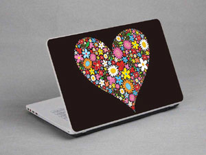 Love, flowers. floral Laptop decal Skin for FUJITSU LIFEBOOK AH550 1765-335-Pattern ID:335