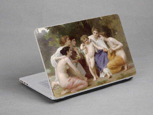 Woman, oil painting. Laptop decal Skin for CLEVO W840SU 8782-370-Pattern ID:370