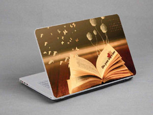 Books, balloons, do you love me Laptop decal Skin for TOSHIBA Qosmio F750 10178-375-Pattern ID:375