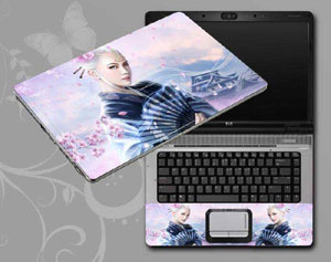 Game Beauty Characters Laptop decal Skin for ASUS K200MA 10473-38-Pattern ID:38