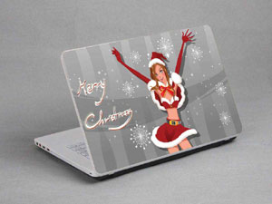 Merry Christmas Laptop decal Skin for FUJITSU LIFEBOOK AH550 1765-381-Pattern ID:381