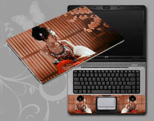 Game Beauty Characters Laptop decal Skin for GATEWAY NV73A12u 1900-40-Pattern ID:40