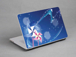 windmillï¼Œpurple Laptop decal Skin for CLEVO W940SU1 9298-413-Pattern ID:413