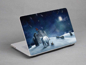 Polar Bear, Castle, Chess Laptop decal Skin for MSI GT80S TITAN SLI 11378-422-Pattern ID:422