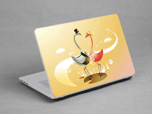 Cartoons, Swans Laptop decal Skin for TOSHIBA Qosmio X75 Series 7161-434-Pattern ID:434