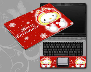 Hello Kitty,hellokitty,cat Christmas Laptop decal Skin for MSI GE72 Apache Pro-003 53439-49-Pattern ID:49
