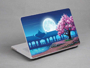 Moon, tree Laptop decal Skin for SONY VAIO Fit 15E SVF1531GSAW 8509-526-Pattern ID:525