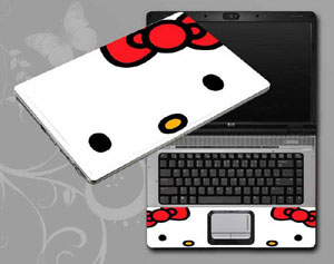 Hello Kitty,hellokitty,cat Laptop decal Skin for CLEVO W651SF 9329-61-Pattern ID:61